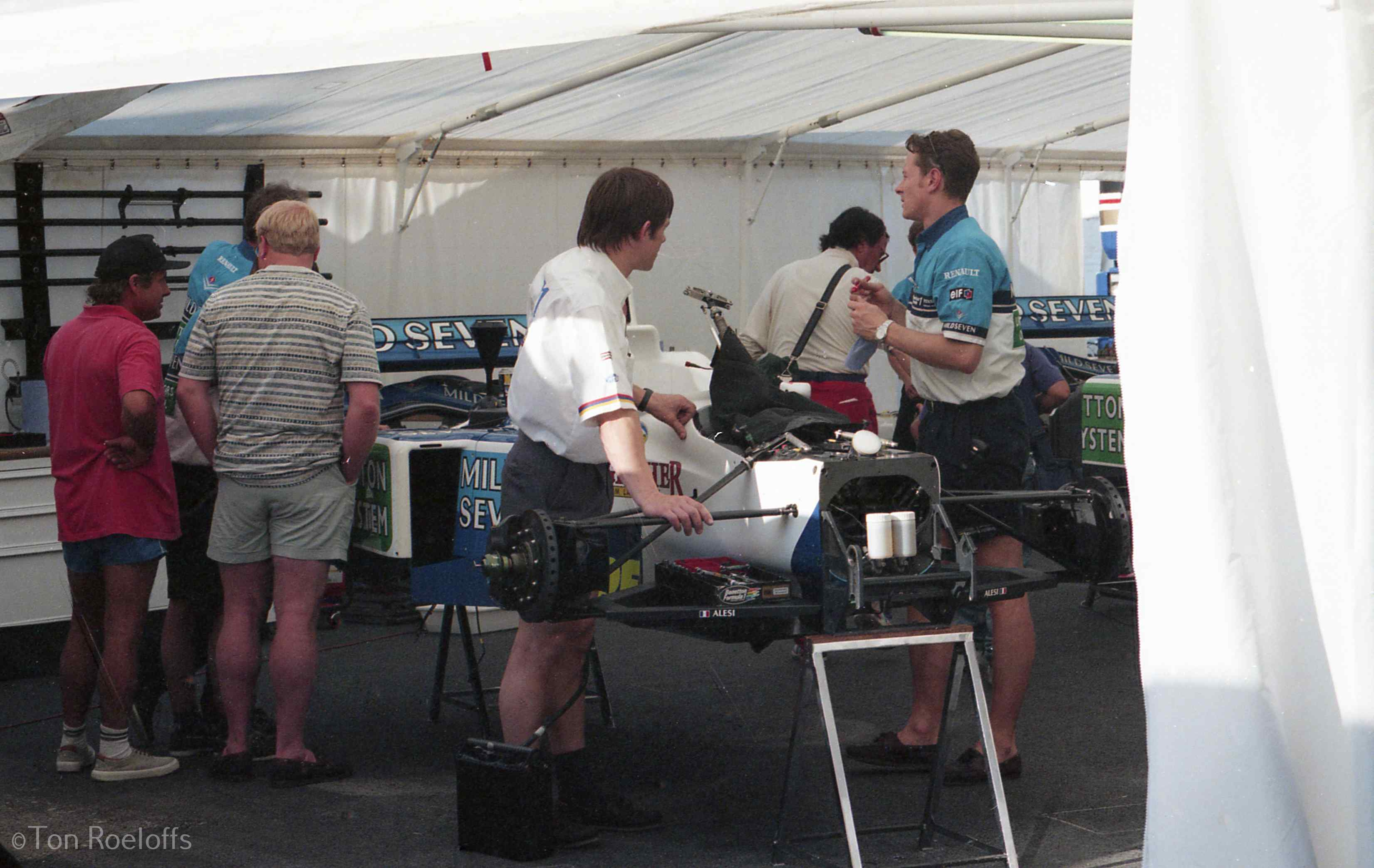 Verstappen pitbox